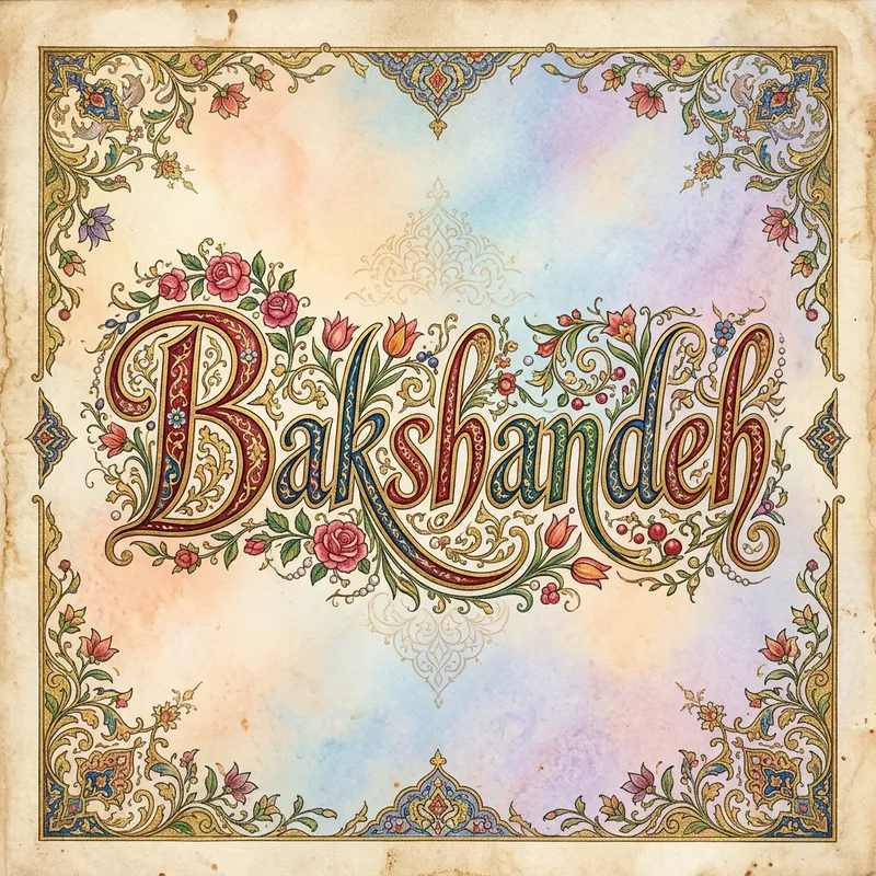 Bakshandeh Word Art in Classic Style