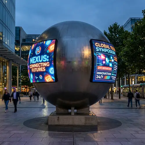 Interactive Sphere LED Billboards