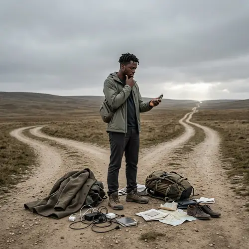 Stripping Away for a Clear Path | Self Discovery Concept