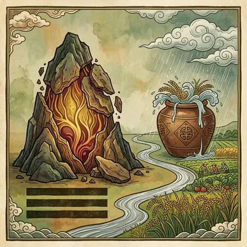 Stripping Away & Increasing: Visual Interpretation of I Ching Hexagrams