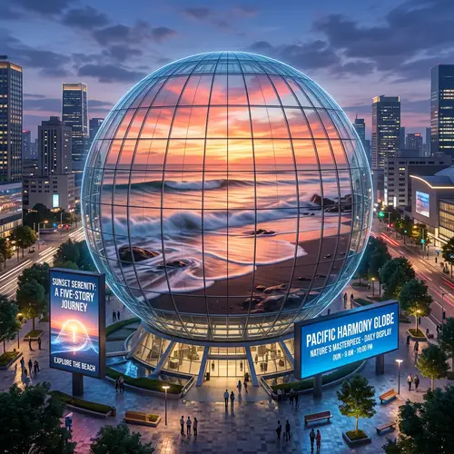 Vibrant Sunset Painting on Beach | Tranquil Nature-Inspired Scene