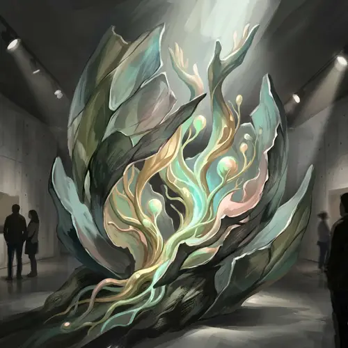 Dynamic Abstract Art Installation for Rebirth & Healing