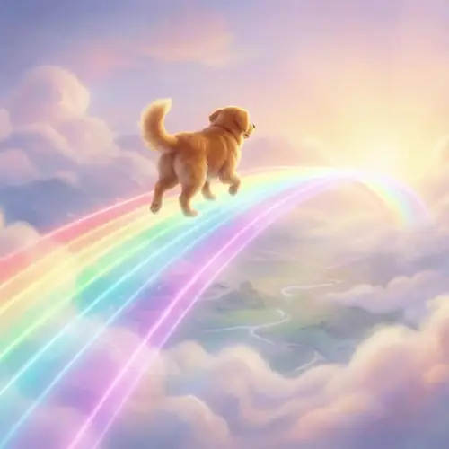 Video of My Dog Crossing the Rainbow Bridge