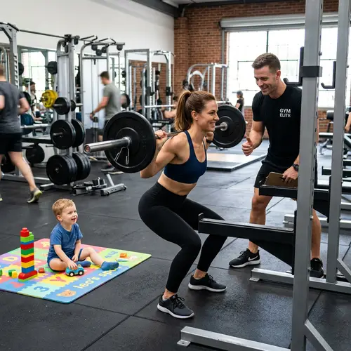 Strong Moms: Training with Kids at the Gym
