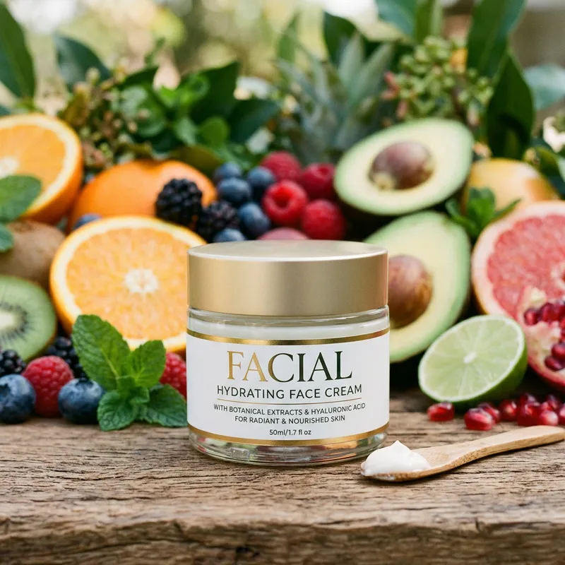 Fruit-Infused Hydrating Facial Cream | Moisturizing Face Care