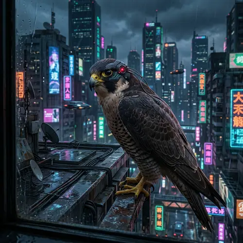 Cybernetic Hawk: The Perfect Embodiment of Cyberpunk Genre