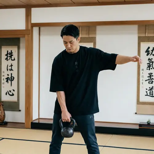 Black Oversize Japanese Style Shirt for Men