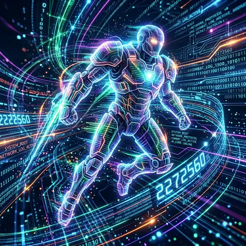 Transparent Combat Robot Spirit in Data Streams