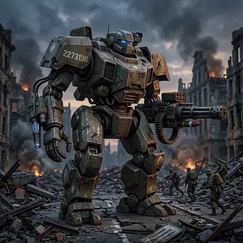 Kampfriese Robot: The Futuristic Warrior