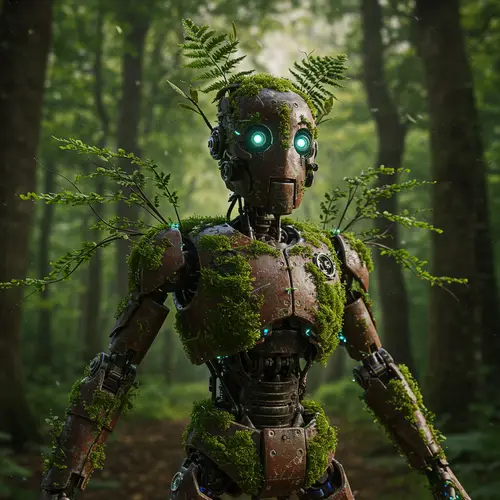 Robot Forest Spirit: Nature Meets Technology