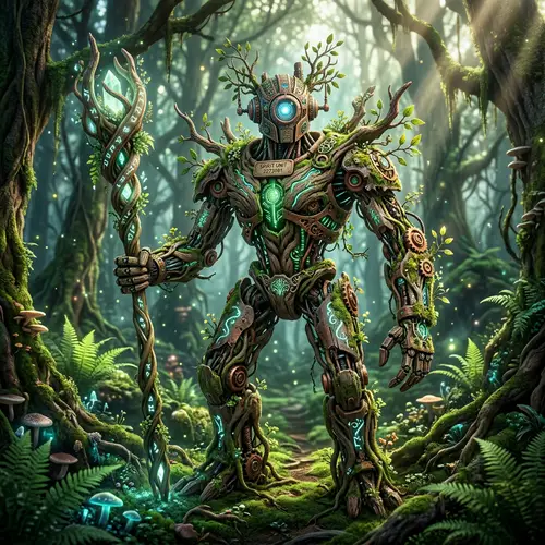 Robot Forest Spirit: Nature Meets Technology