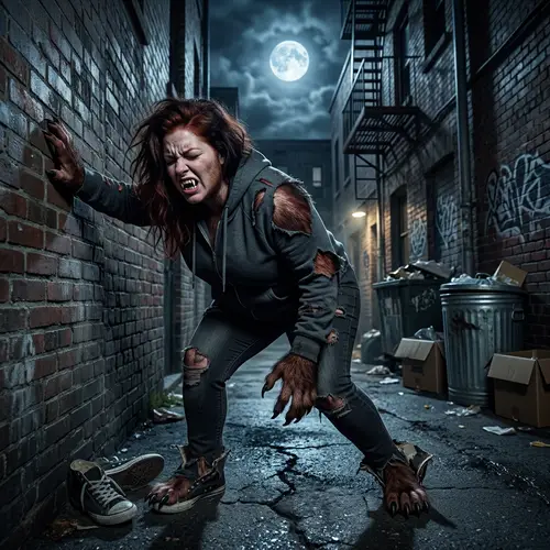 Werewolf Transformation: Painful Changes & Full Moon Scene