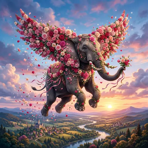 Elephant Rose Volant: Majestic Beauty Unveiled