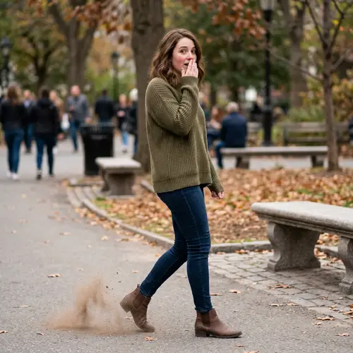 Farting Woman in Her 20s - Fun and Bold