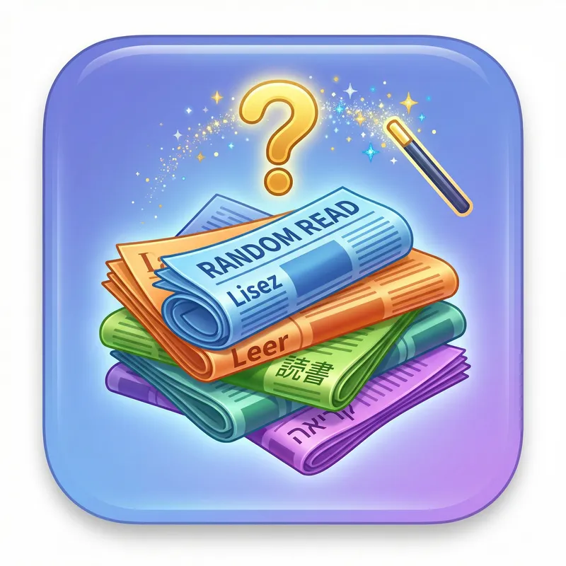 Random Article App Icon | Reading Exciting Articles Anywhere
