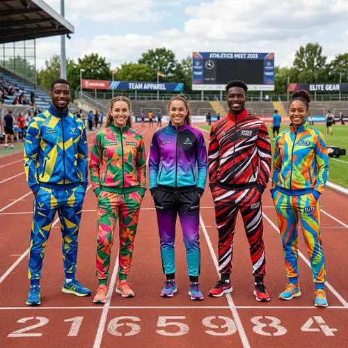 Vibrant Sublimation Print Track Suits for Every Style