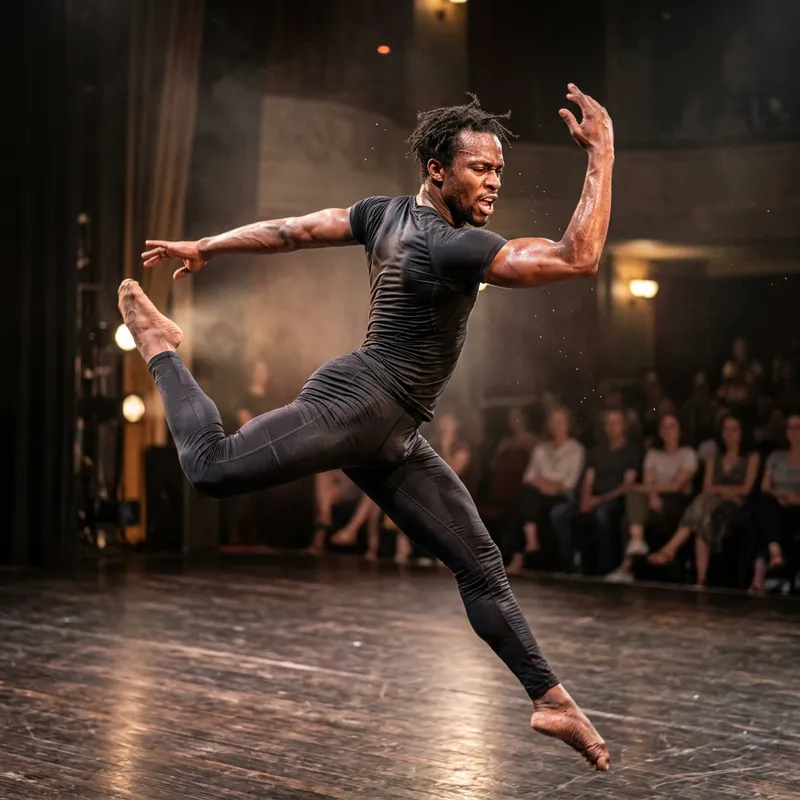 Hyperrealistic Dancer Image - Dynamic Dance Representation Hyperrealistic Dancer Image - Dynamic Dance Representation