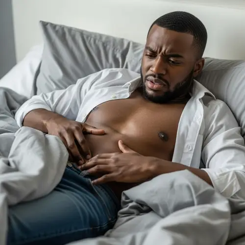 Comfort in Bed: A Moment of Reflection