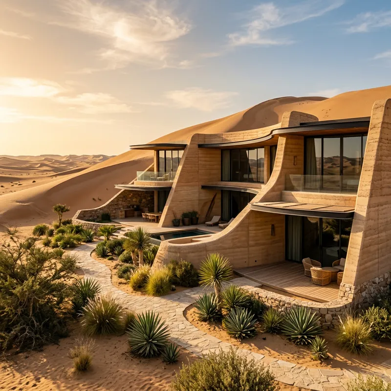 Desert Villa Harmonizing with Nature Desert Villa Harmonizing with Nature