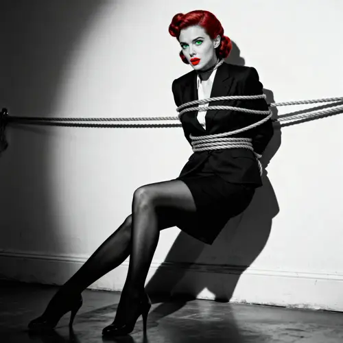 Vintage Detective Damsel in Distress Photography