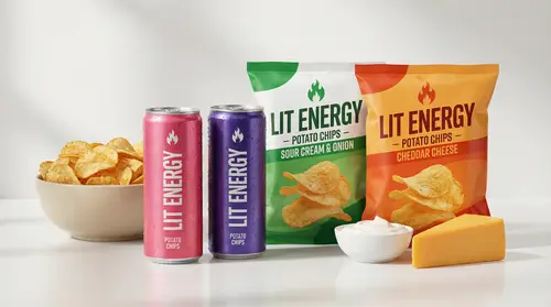 Stunning Lit Energy Product Photography