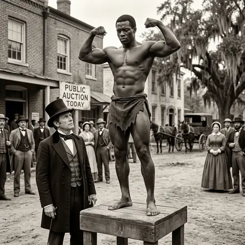 Auction Block: A Glimpse of 1860 Slavery