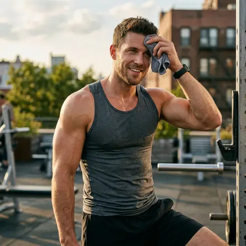 Hot Muscle Man: Strength & Fitness Inspiration