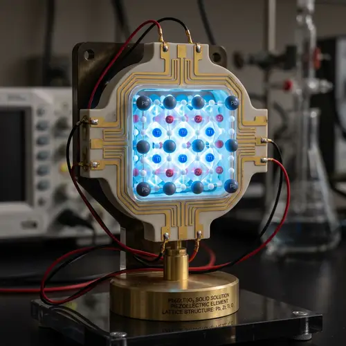 Intricate Piezoelectric Element - Lead Titanate & Zirconate