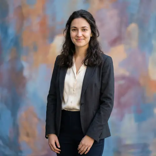 Elegant Confidence: Stylish Young Woman