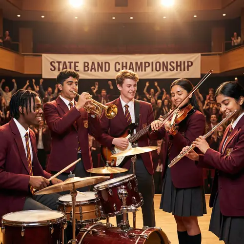School Band Competition: 5 Talented Musicians Showcase Harmony