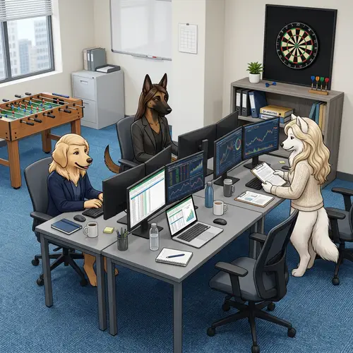 Diverse Women Financial Analysts in Office Setting