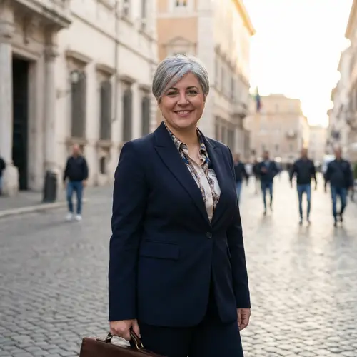 Elegant Italian Lawyer: Beauty in the Legal Field