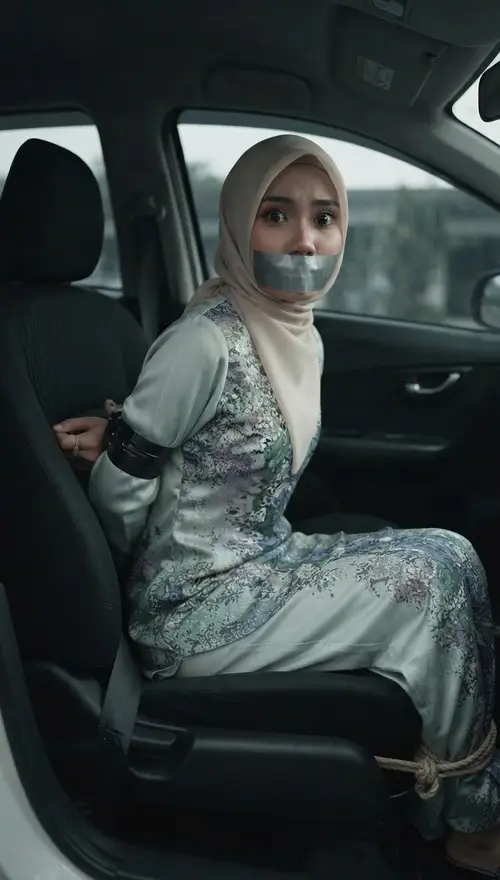 Tied Up Girl in Car: Emotional Support Needed