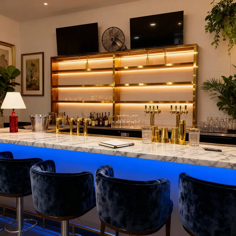Upscale and Elegant Bar Design Ideas