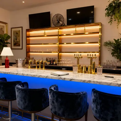 Upscale and Elegant Bar Design Ideas