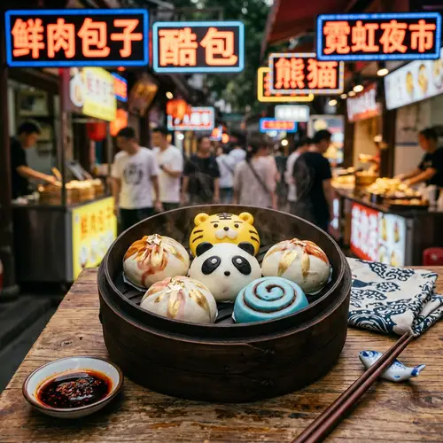 Cool Chinese Buns - Delicious and Stylish