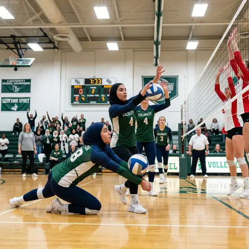 Athletes Wearing Hijabs in Sporting Environment