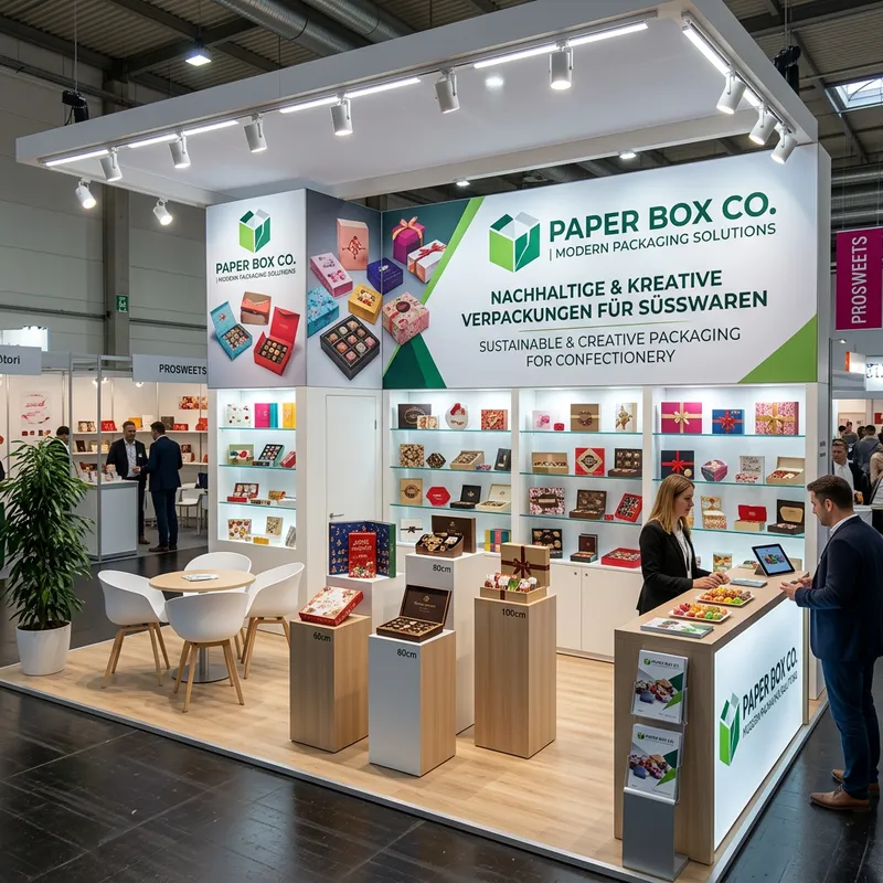 PROSWEETS Exhibition: Paper Box Manufacturer Booth PROSWEETS Exhibition: Paper Box Manufacturer Booth