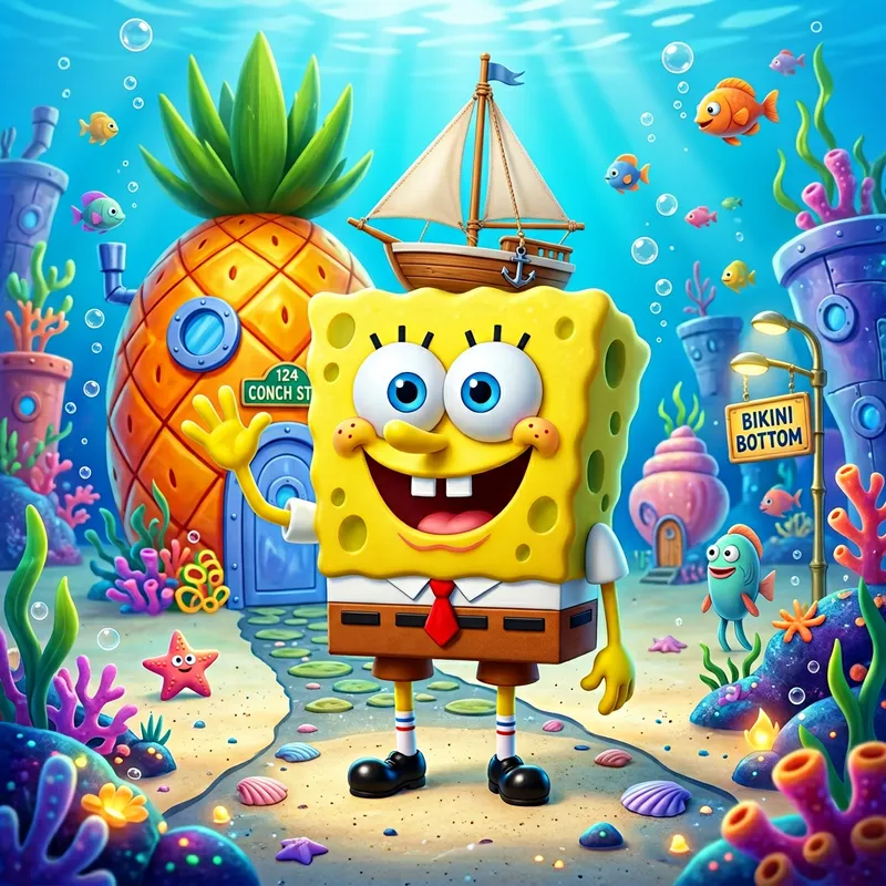 SpongeBob Man Costume | Fun SpongeBob Movie Character Outfit