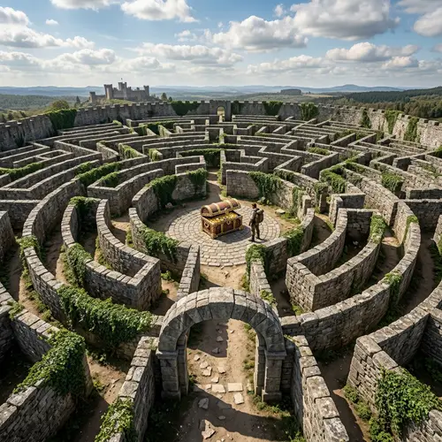 Intricate Maze Adventure | Treasure Chest Quest