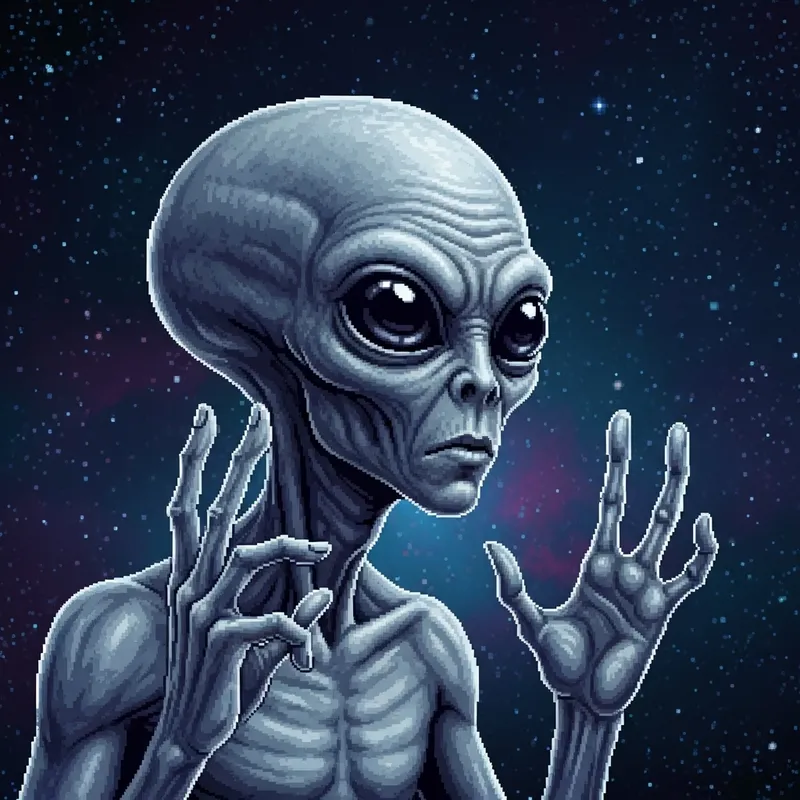 Alien Design in 248x248 Pixel Art