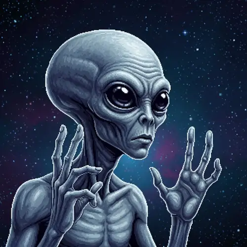 Alien Design in 248x248 Pixel Art