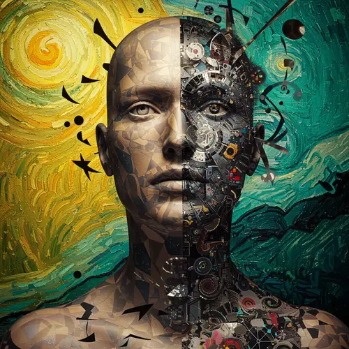 Abstract Art Inspired by Miró, Kandinsky, Van Gogh