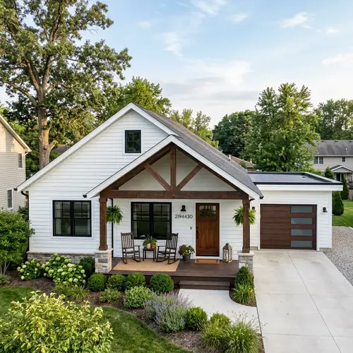 Stylish One Level House with Front Porch
