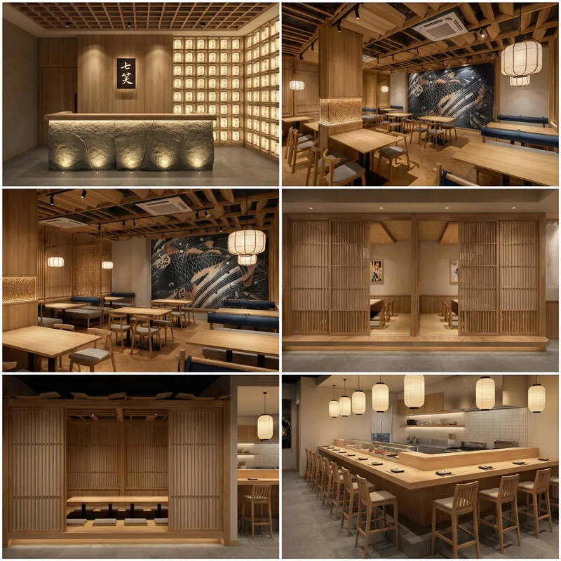Authentic Japanese Restaurant Design Inspiration