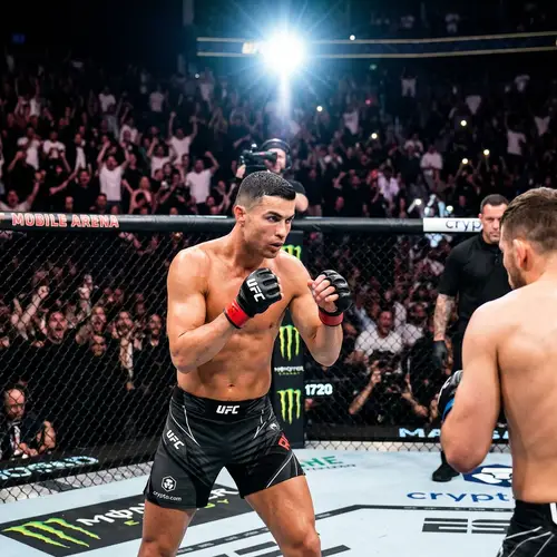 Cristiano Ronaldo: UFC Champion in Action