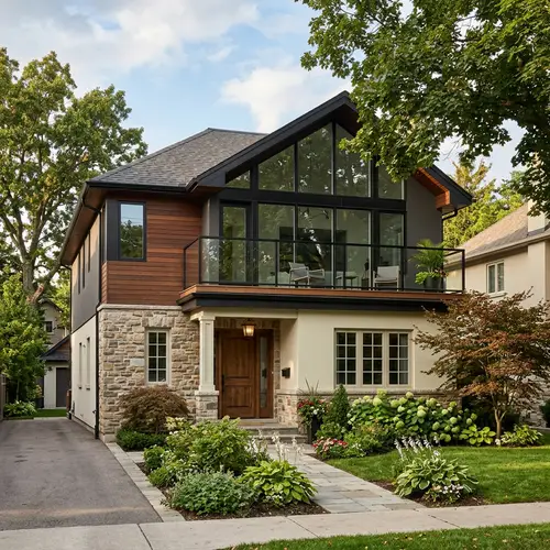 Modern Home with Traditional Colors