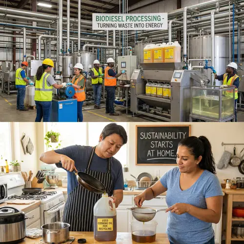 Recycling Used Cooking Oil: Sustainable Process at Home & Factory