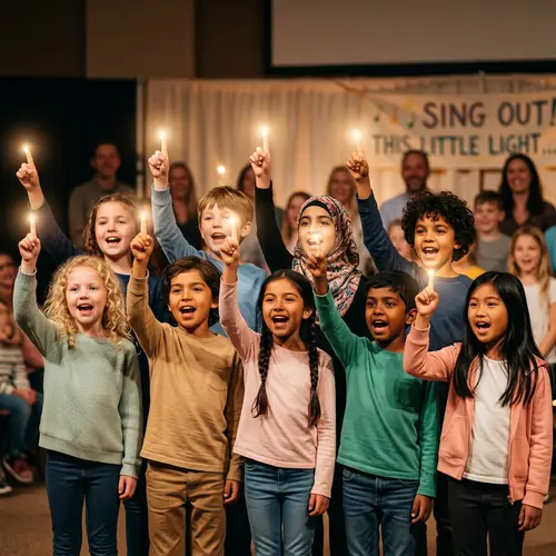This Little Light of Mine: Joyful Kids Singing Bible Song