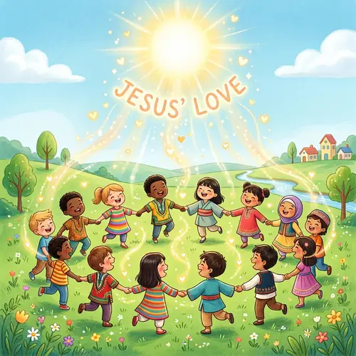 Jesus Loves All Children of the World | Unity and Brotherhood Theme